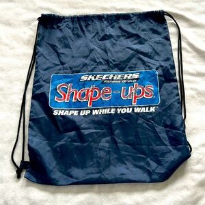 ⭐️ Skechers Shape up while you walk backpack /cinch bag blue drawstring